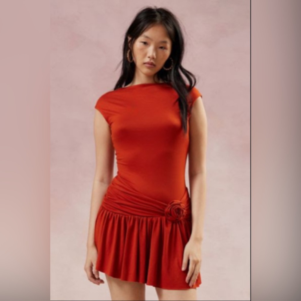 Kimchi blue Babette rosette Romper - Urban Outfitters size Small